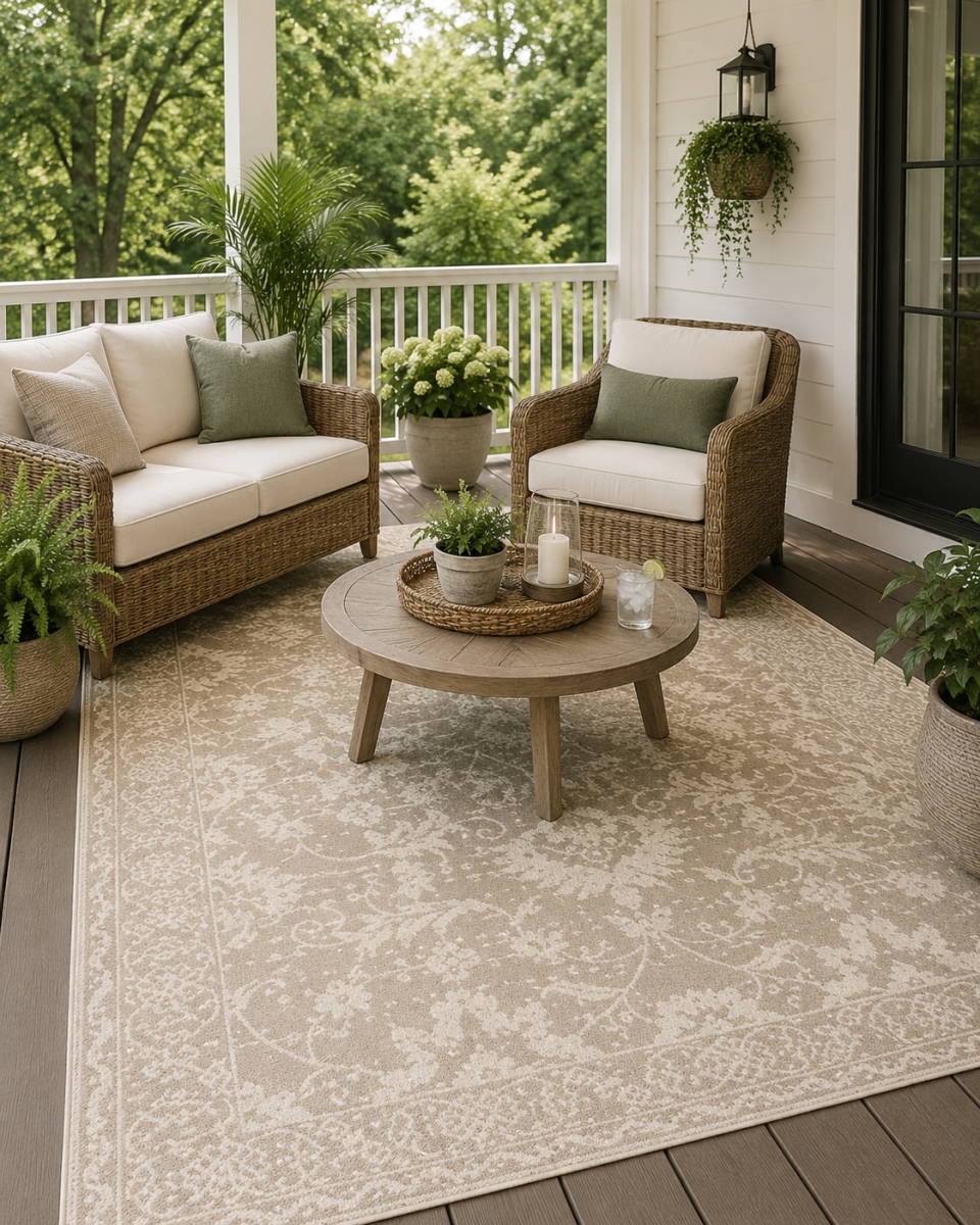 VA-CAB-23-631 2 ftx 3ft  Rug Cabana Indoor Outdoor Rug