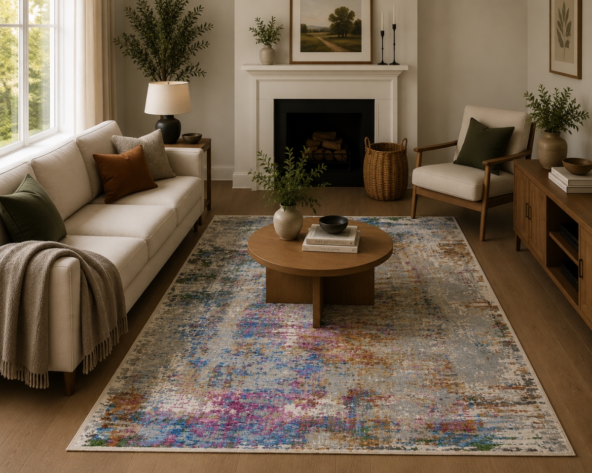 VA-VIV-91-02 9ft x 12ft Rug Vivaldi Patterned Soft Indoor Area Rug