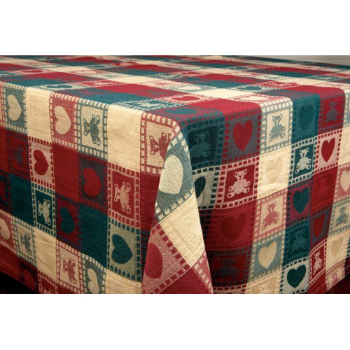 52 x 72 in. Table Cloth, Teddy Bear