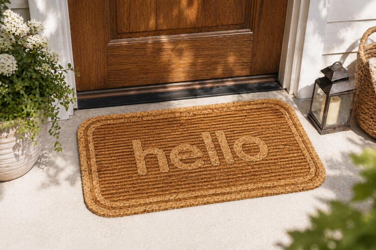 VA-DMC-1830-EMC32 18' x 30' Doormat Hello Lined Doormat