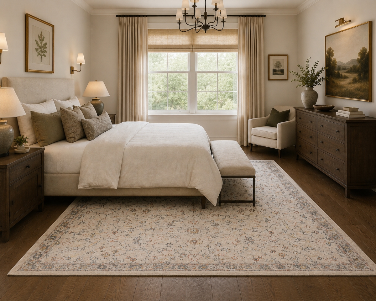 VA-KEN-58-K25 5ft3' x 7ft6' Rug Kenzie Premium Soft Patterned Indoor Area Rug