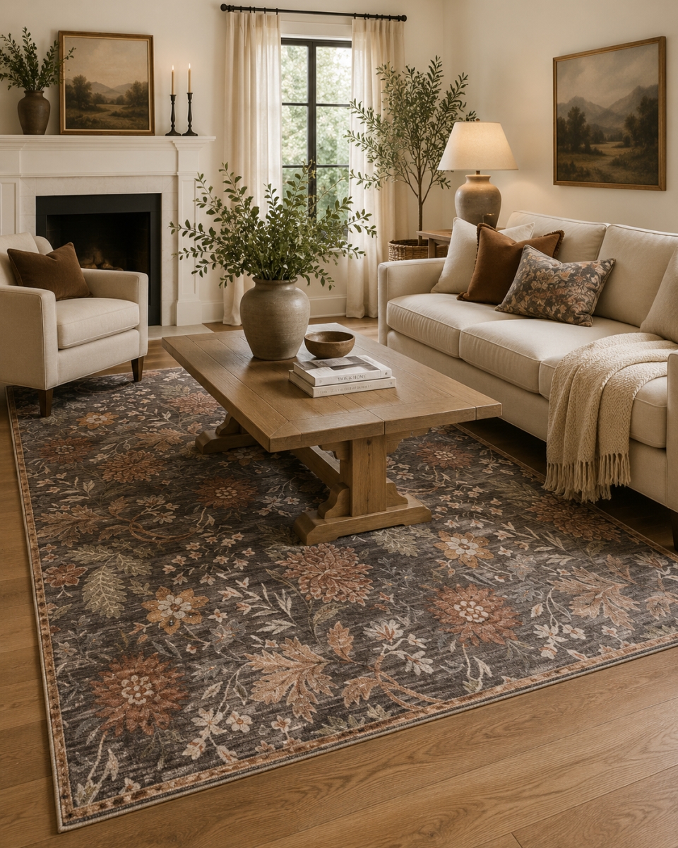VA-BLO-23-B2 2ft x 3ft Rug Bloome Soft Indoor Area Rug