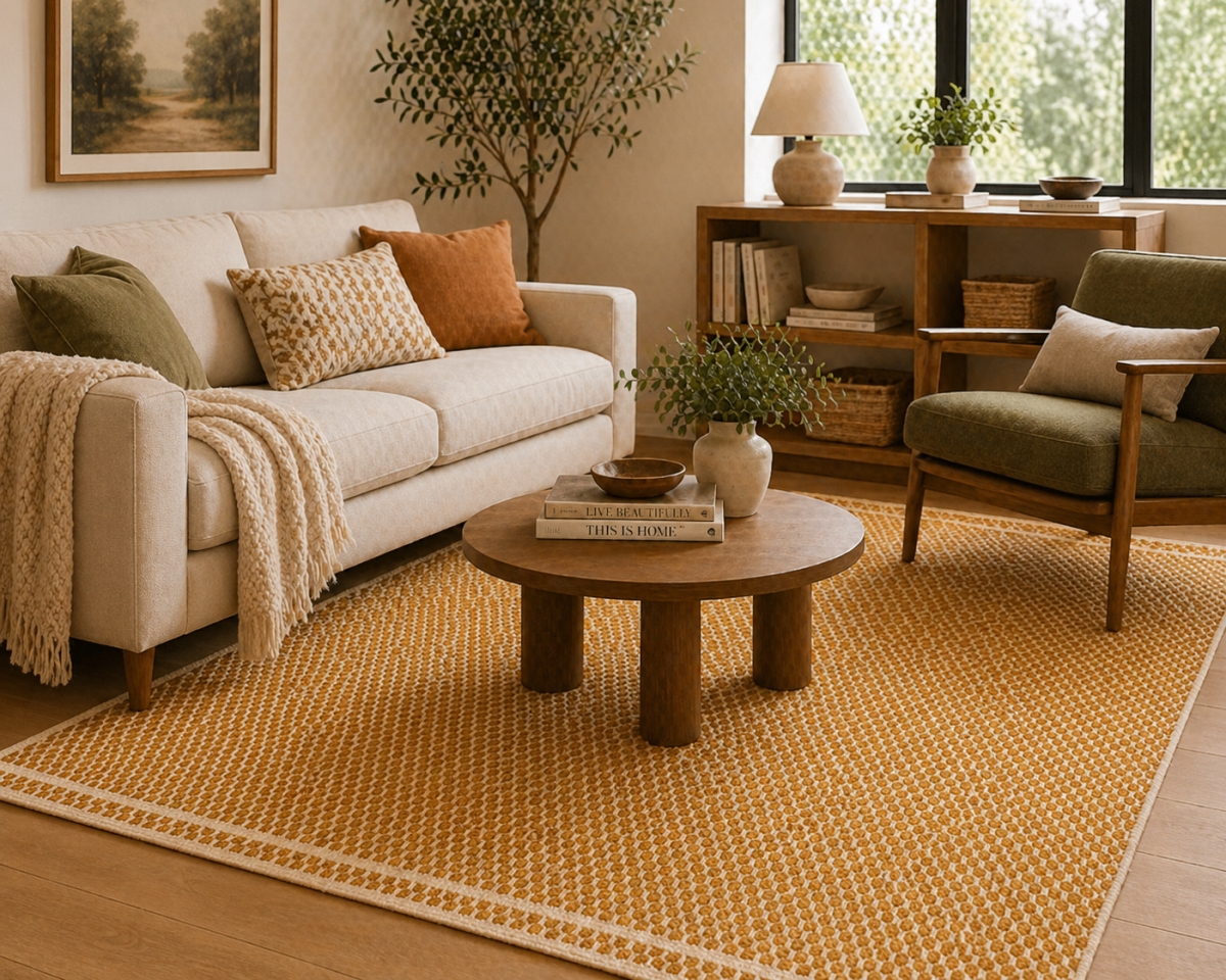 VA-ALA-23-OCH 2 ftx 3ft  Rug Alaska Hand Made Wool Rug
