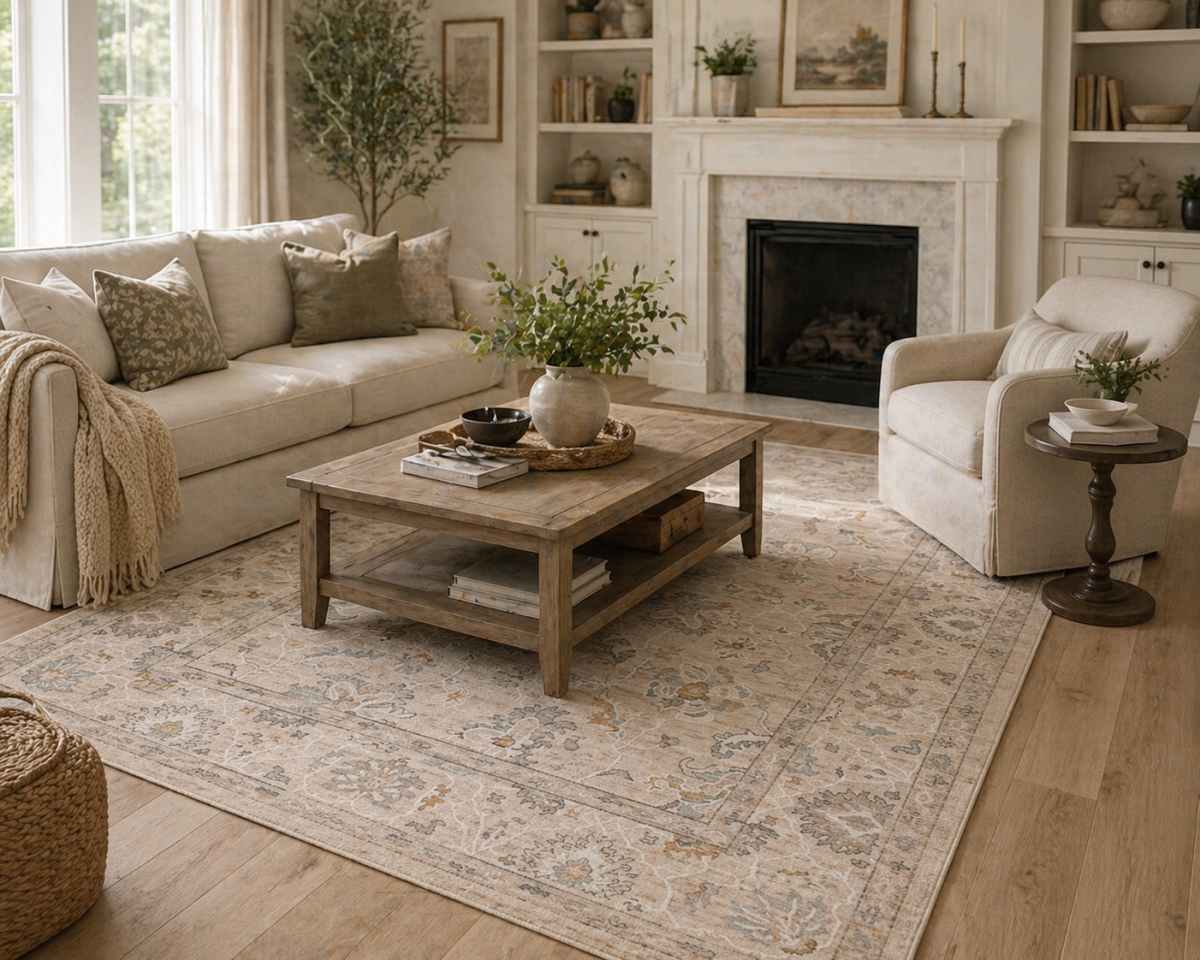 VA-ATH-35-661 3ft6' x 5ft6' Rug Athena Soft Indoor Area Rug