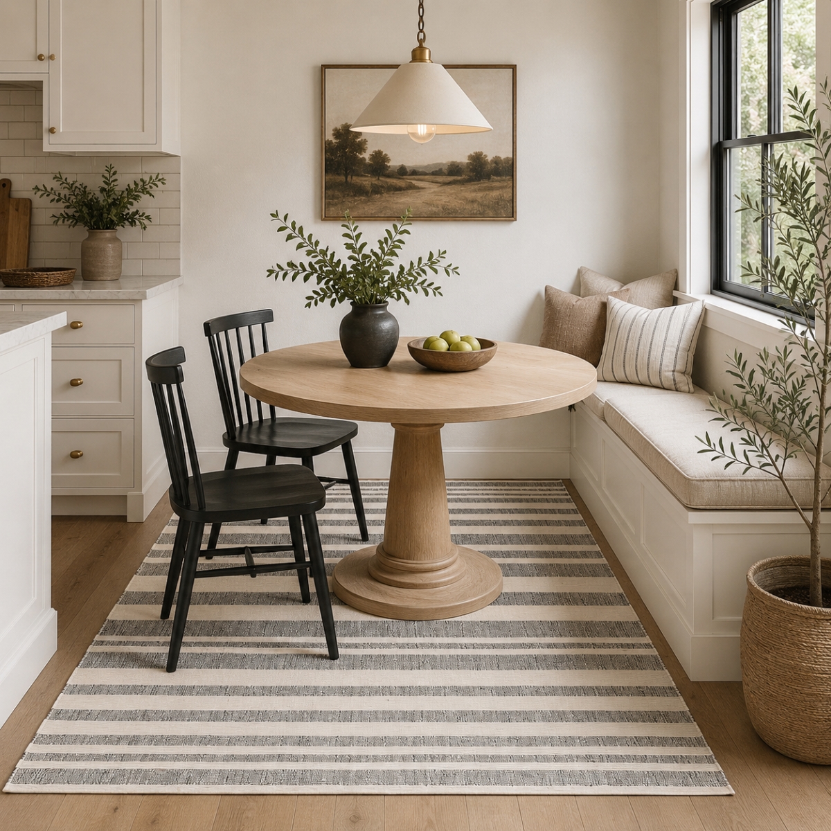 VA-IND-69-61 6ft x 9ft Rug Indya Soft Striped Rug