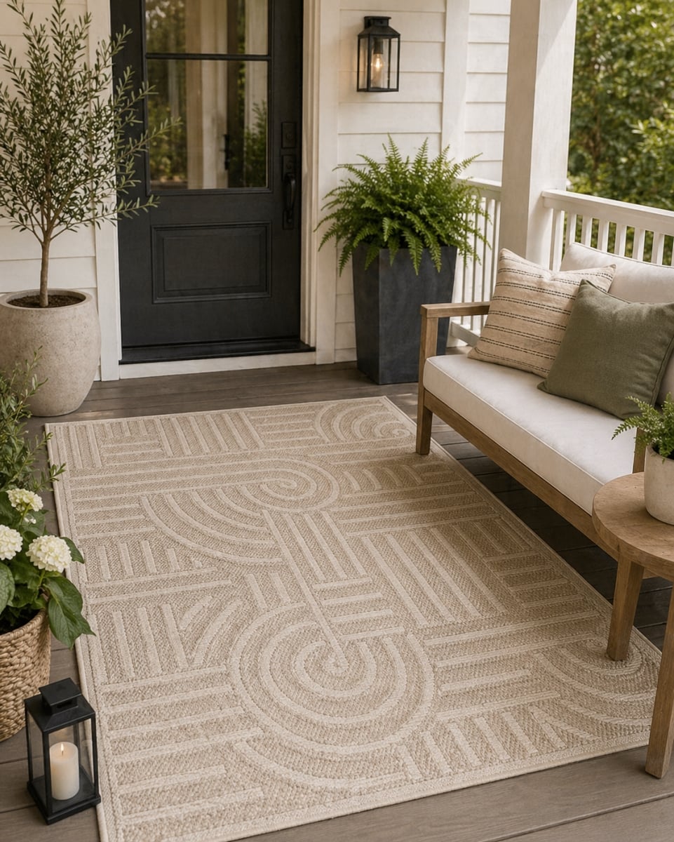 VA-ASI-69-84 6ft7' x 9ft Rug Assia Outdoor Rug