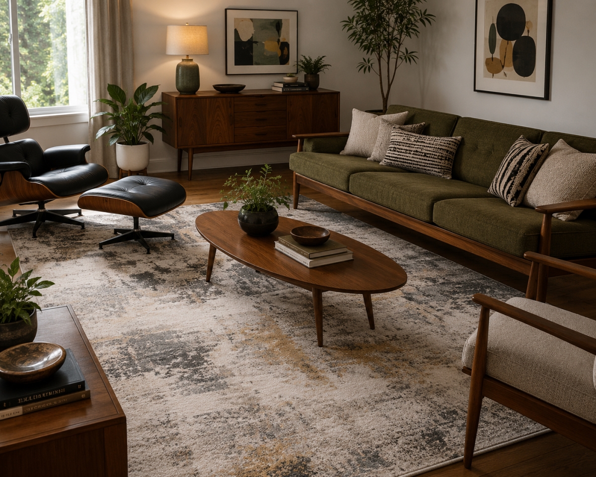 VA-CUB-69-1503 6ft x 9ft Rug Cubana Abstract Pattern Rug