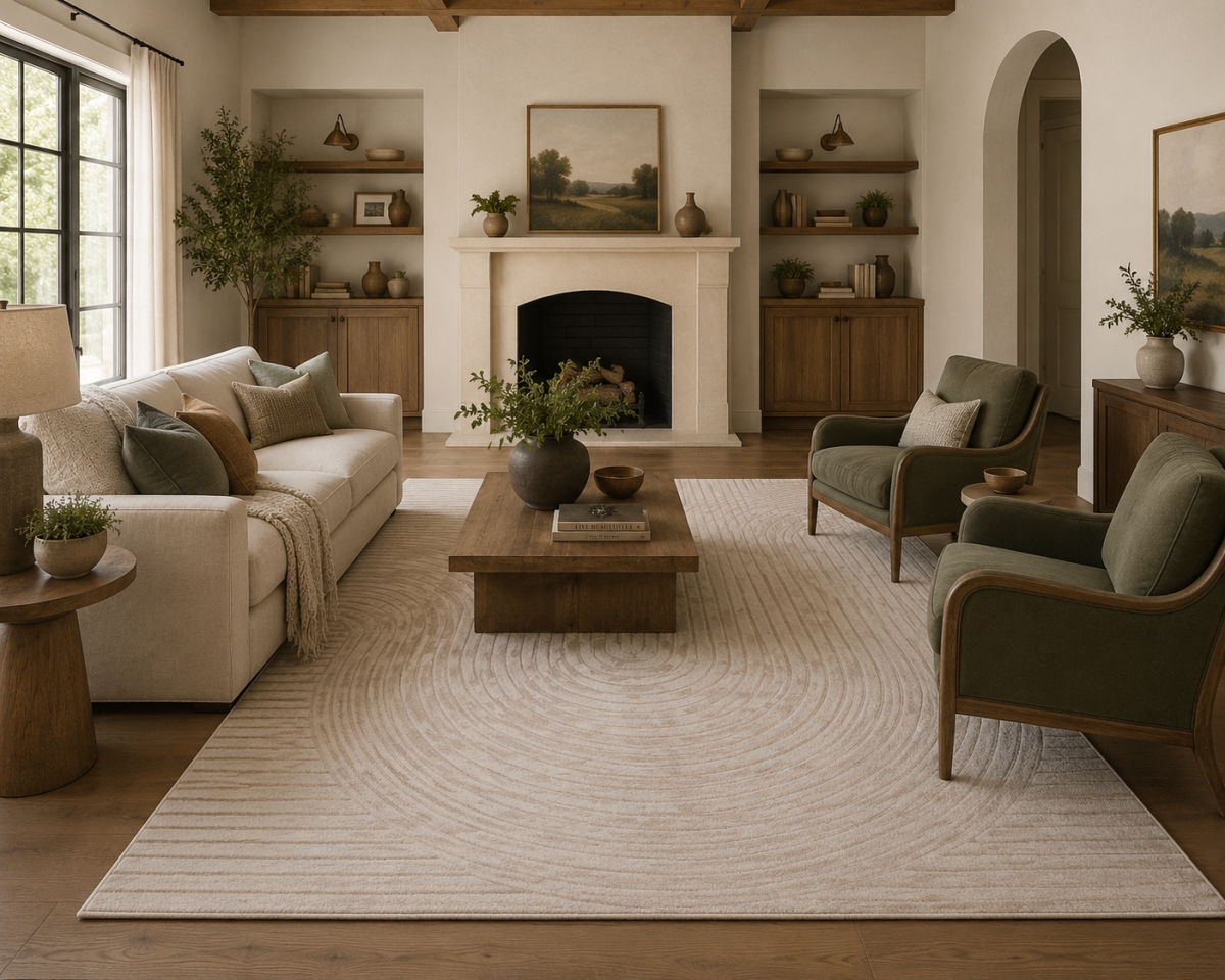 VA-ELI-91-83 9ft x 12ft Rug Elio Soft Striped Rug
