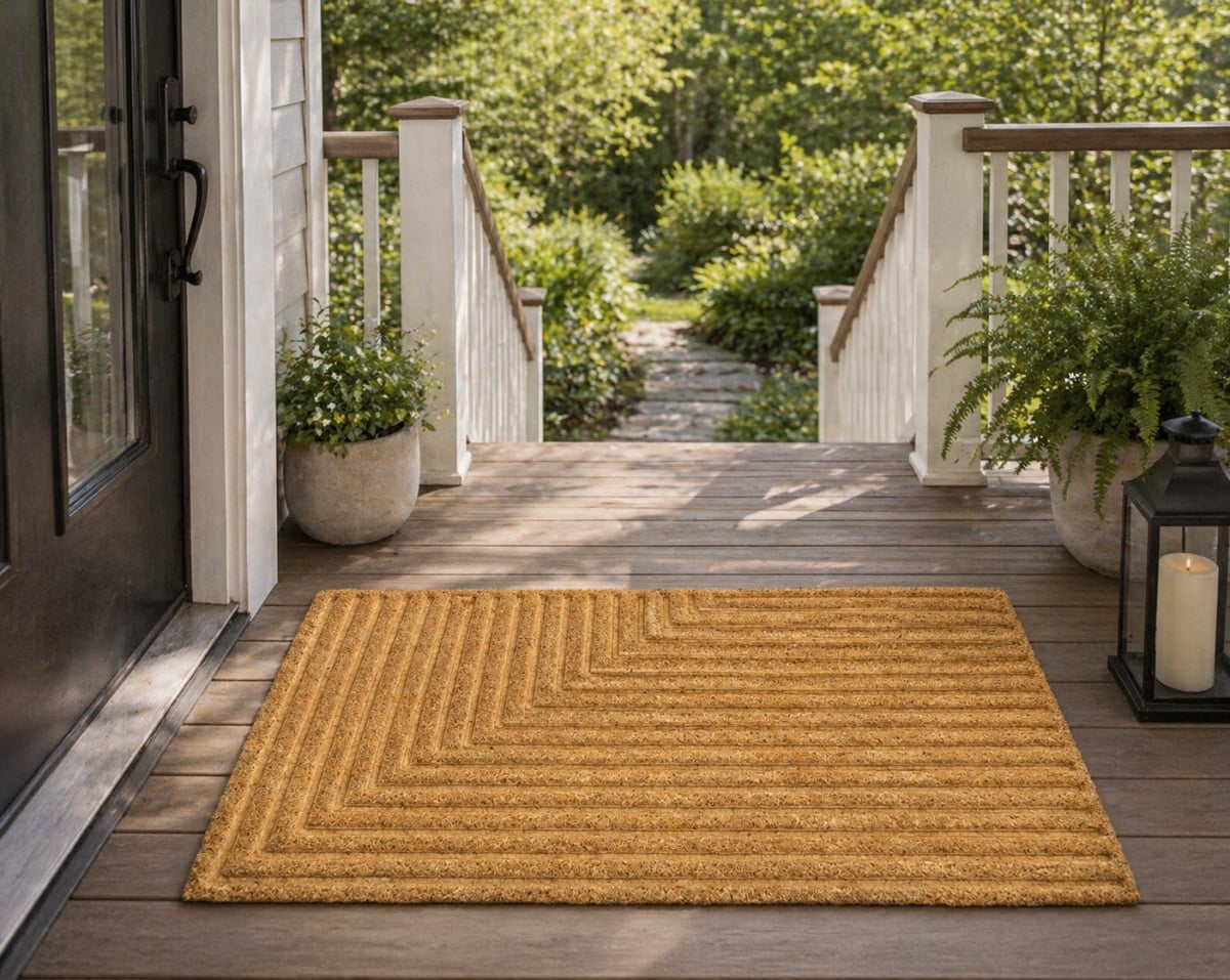VA-DMC-1830-EMC26 18' x 30' Doormat Embossed Mitered Pattern Doormat
