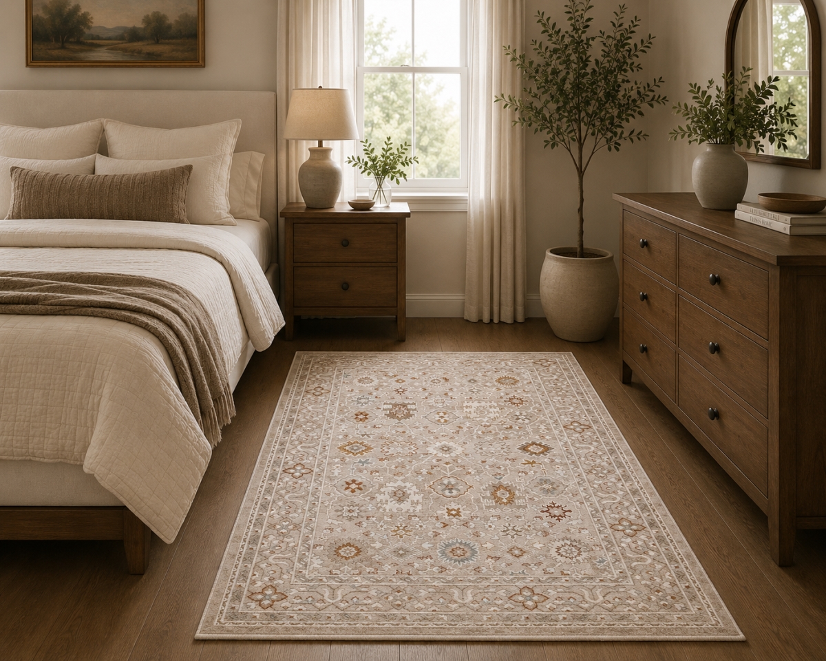 VA-KOP-23-66 2ft x 3ft Rug Kopfkino -Patterned Soft Indoor Rug