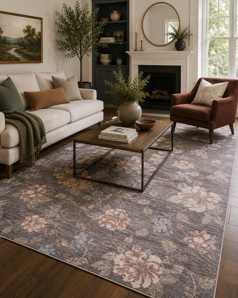 VA-BLO-23-B9 2ft x 3ft Rug Bloome Soft Indoor Area Rug