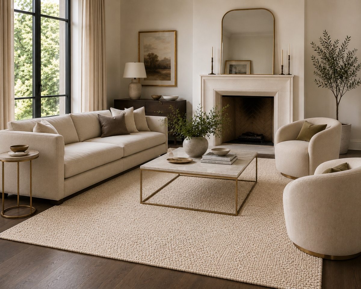 VA-CALA-91-115 9ft x 12ft Rug Calabria Handmade Wool Rug