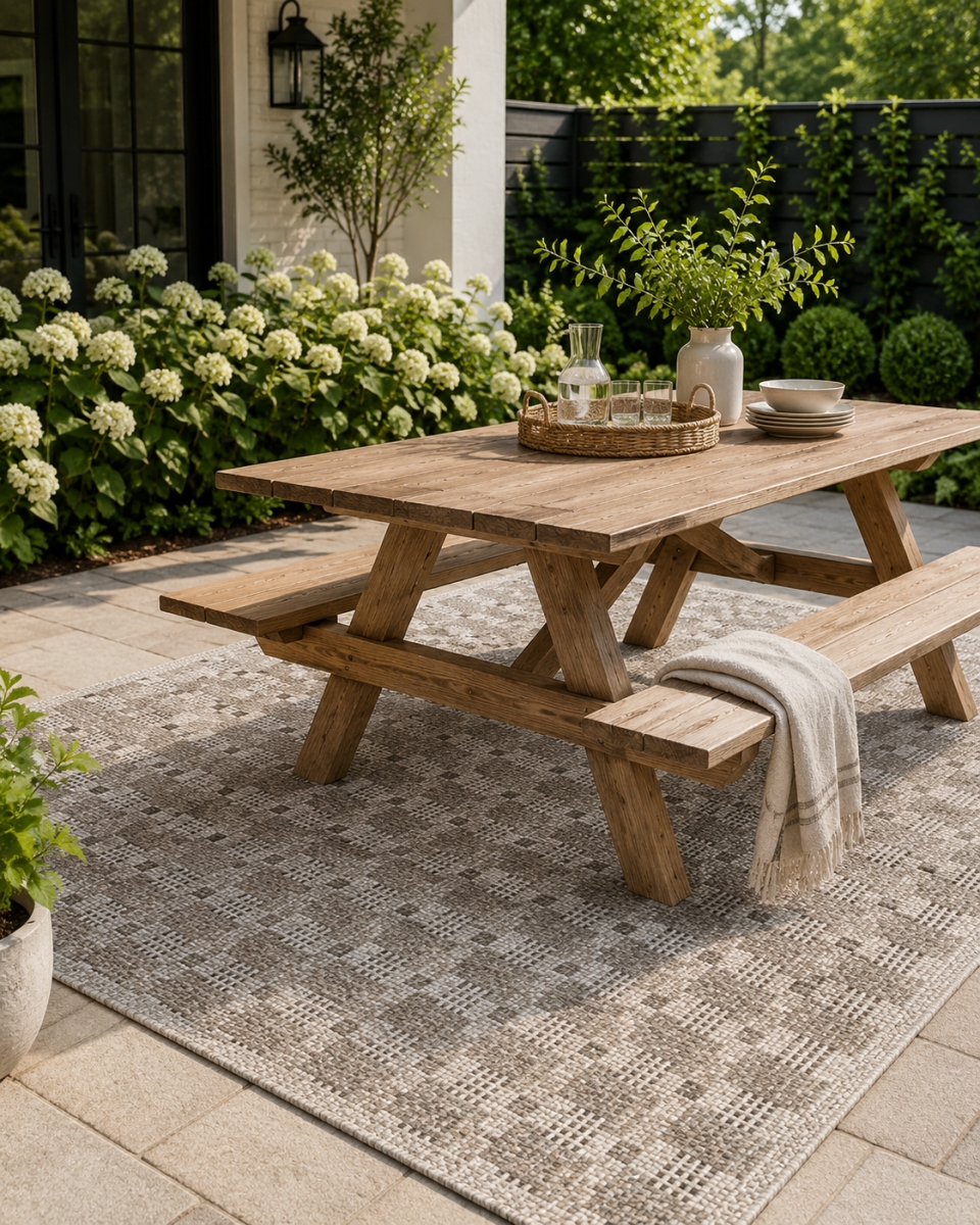 VA-CAP-81-03 8ft x 10ft  Rug Capri Patterned Indoor Outdoor Rug