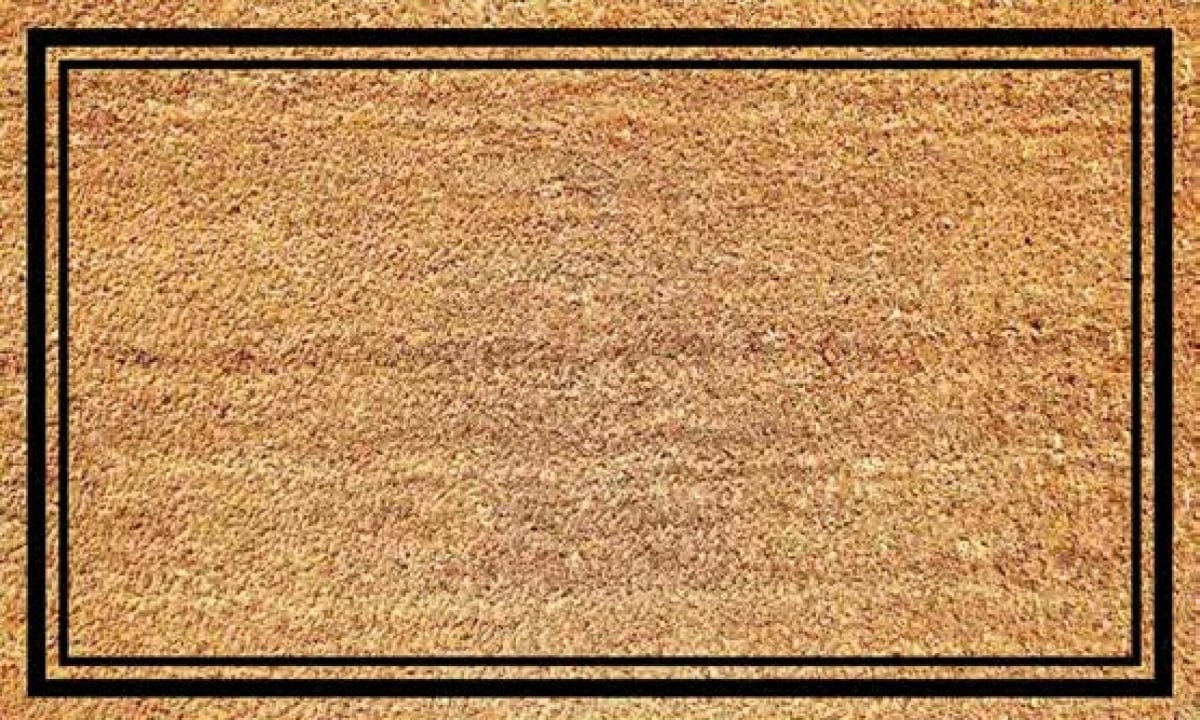 VA-DMC-1830-NIV15  18' x 30' Doormat Plain With Black Edging Doormat