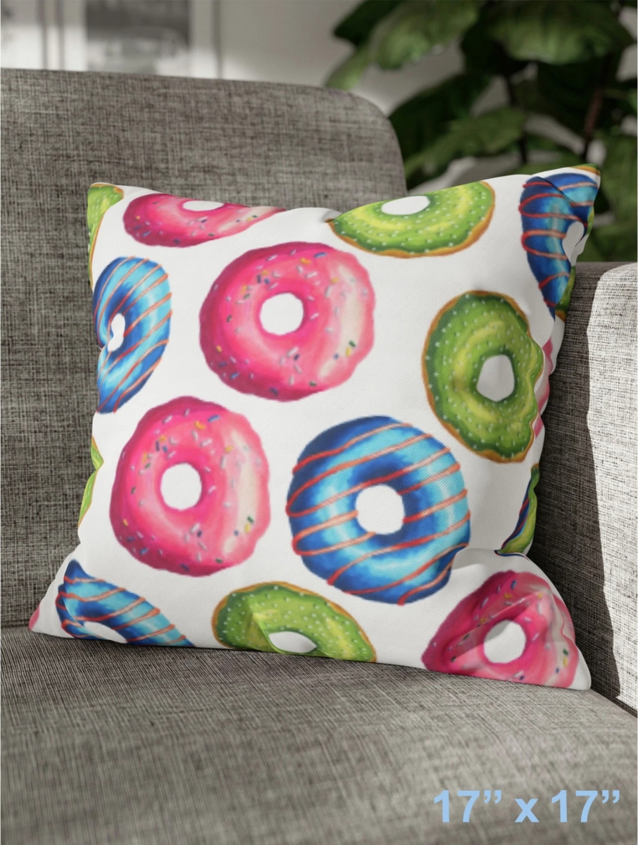 GC-CF1034-01 Glazed Donuts Print Pillow