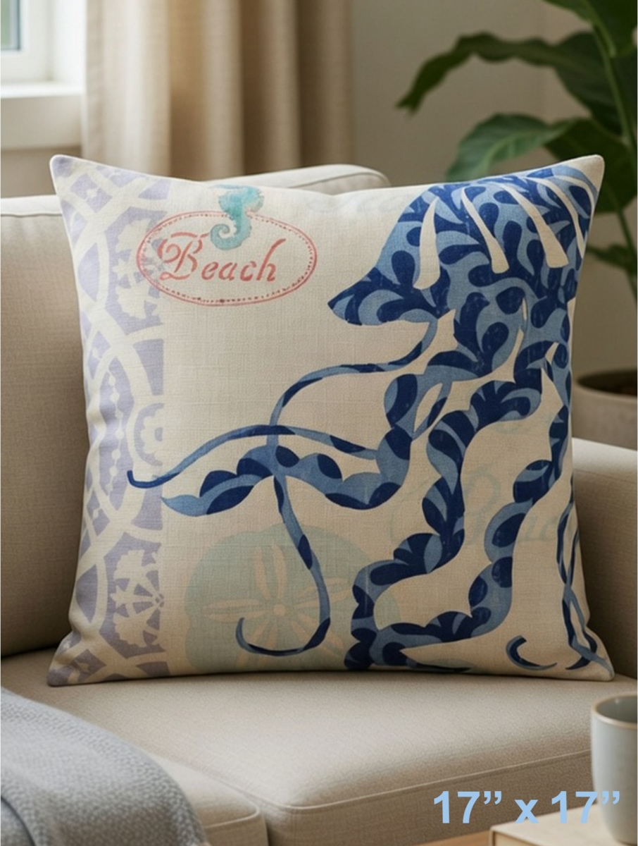 GC-CF1024-02 Jellyfish Print Pillow