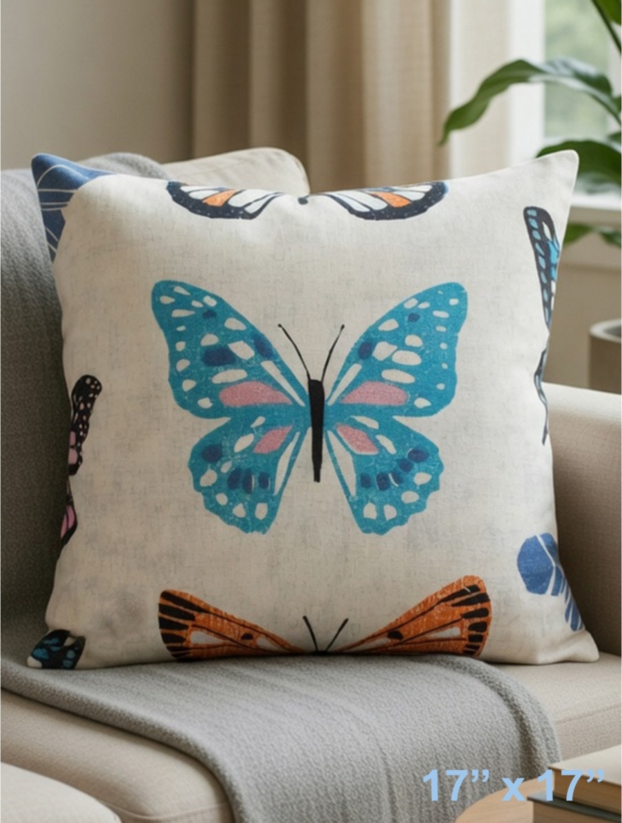GC-CF1029-02 Butterfly Print Pillow