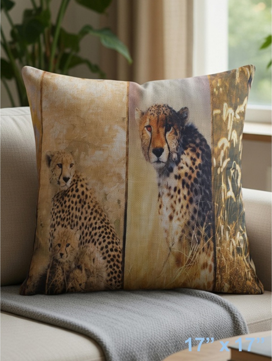GC-CF1022-01 Cheetahs Print Pillow