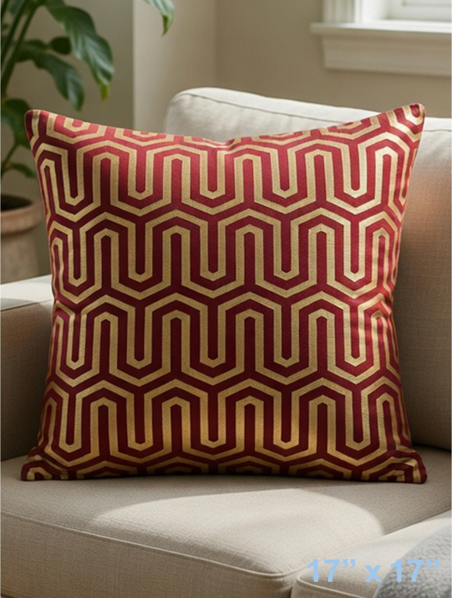 GC-CF075-10BUG Greek Key Pattern Pillow
