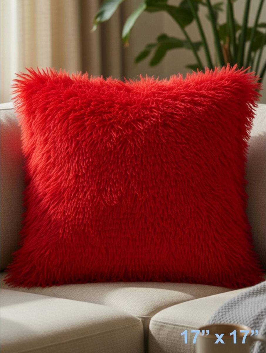 GC-CF1057RD Premium Red Plush Pillow