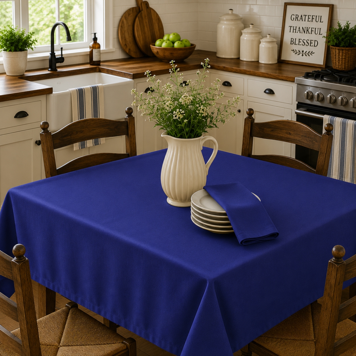 AG-23321_36x36 36'x36' Sq. Navy Blue Tablecloth