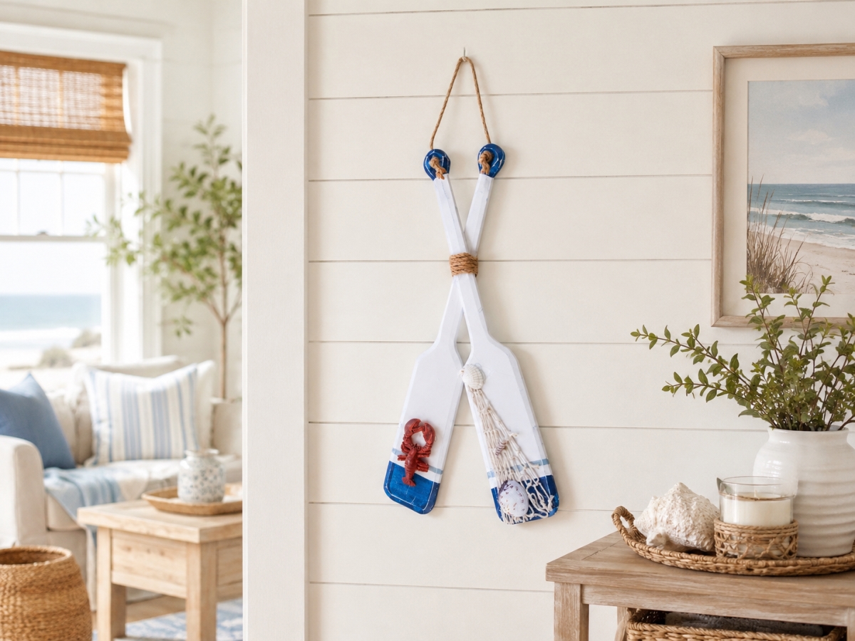 IG-31.014 Nautical Themed Paddles Wall Decor