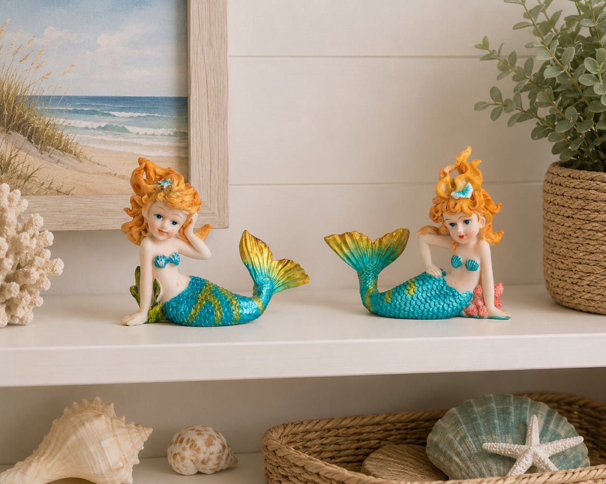 IG-58.113 Set Of 2 Assorted Style- Mermaids At Rest Figurines