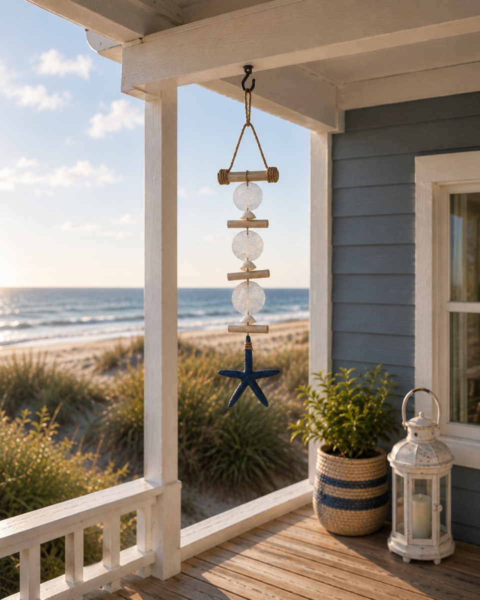IG-N00.261 Discs- Sticks And A Starfish Wind Chimes