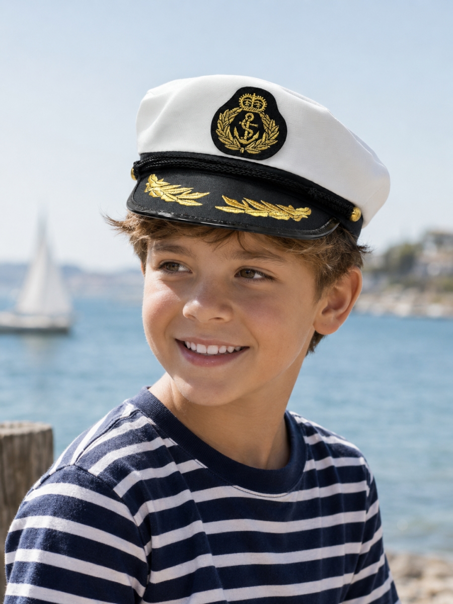 IG-34.304 Captain With Anchor Embroidery Hat