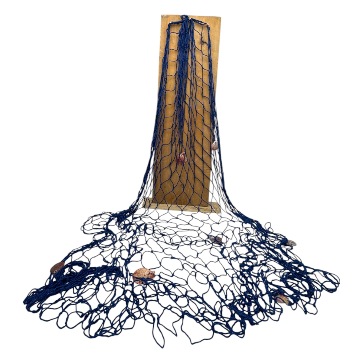 IG-N00.059 Blue Fish Net With Shells Decoration