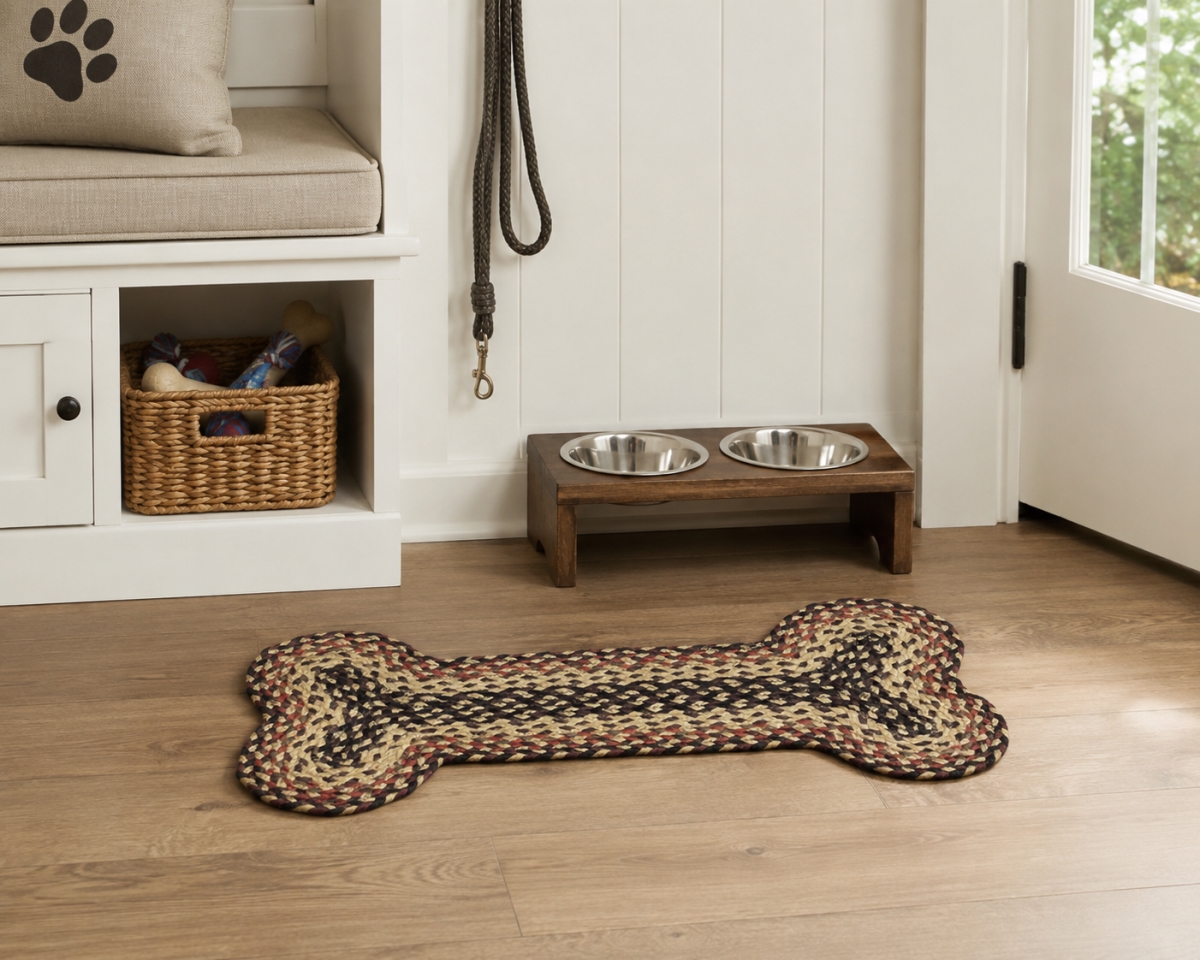 AG-74103 Jb103 Dog Bone Shape Braided Floor Mat