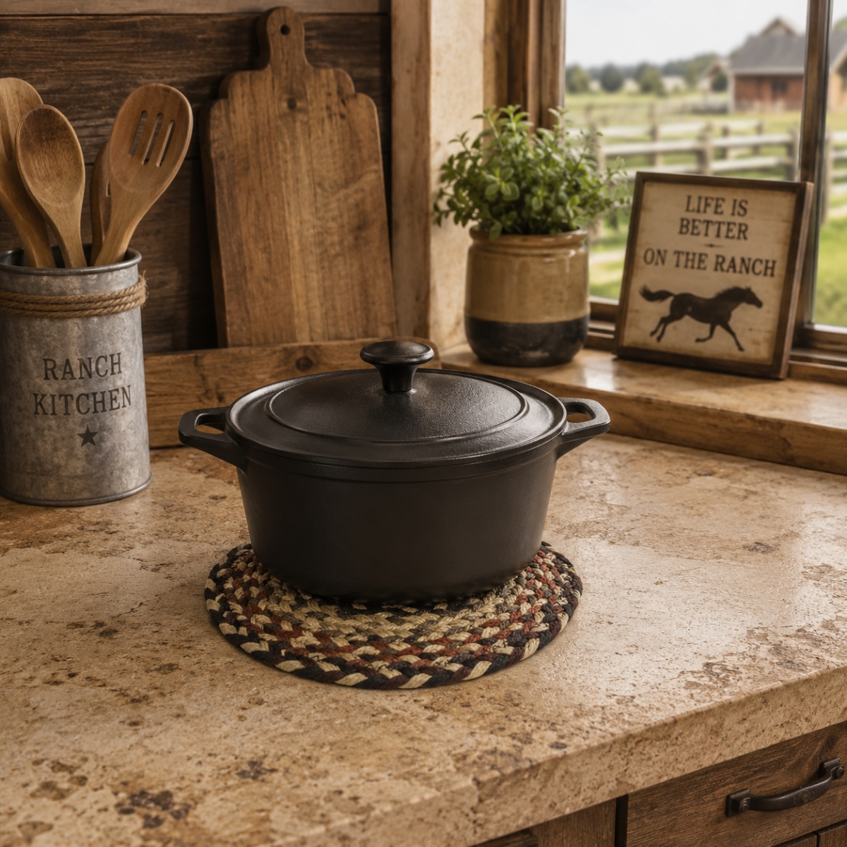 AG-69103 Jb103-Braided Trivet