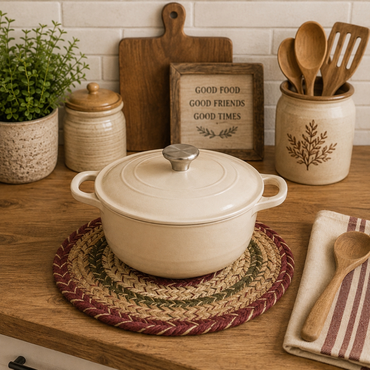 AG-69256 Rosemary-Braided Trivet