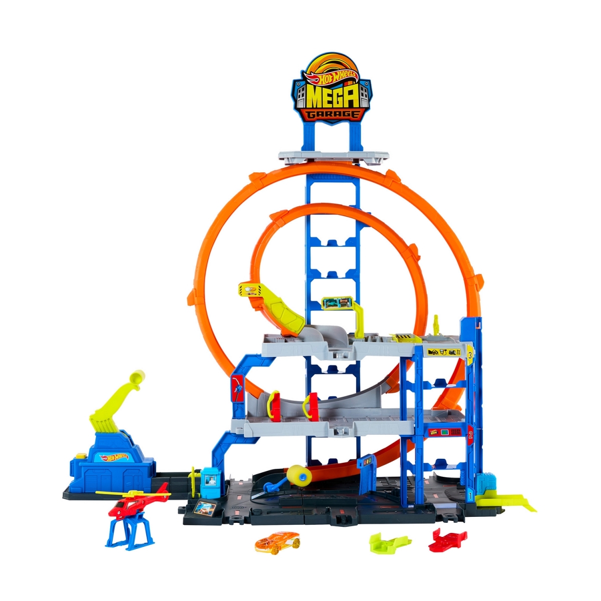JLC05 Hot Wheels Mega Loop Garage Playset SIOC