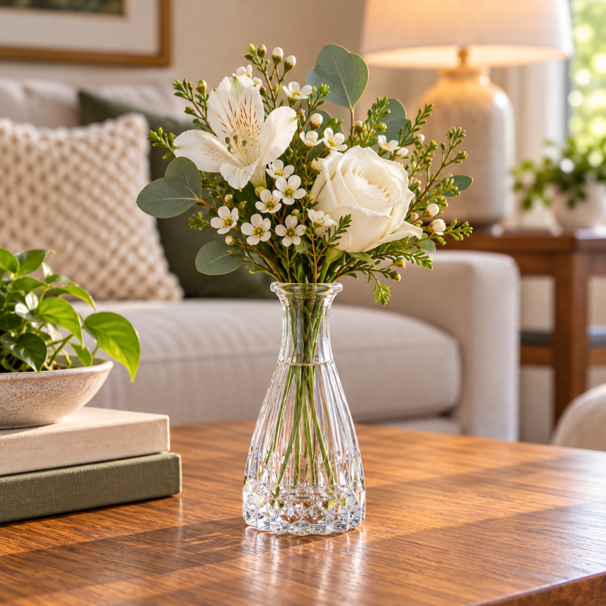 AI-GL518CLR Clear Bud Vase