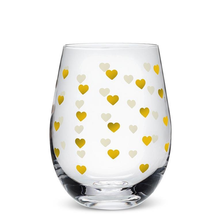 AB-27-ADORE-SG Mini Hearts Stemless Wine Glass