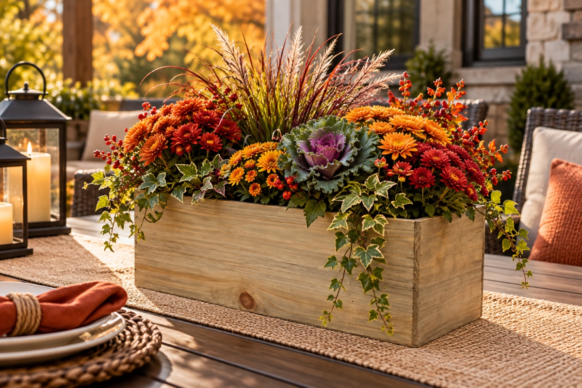 AI-006484800 Natural Finish Wooden Planter