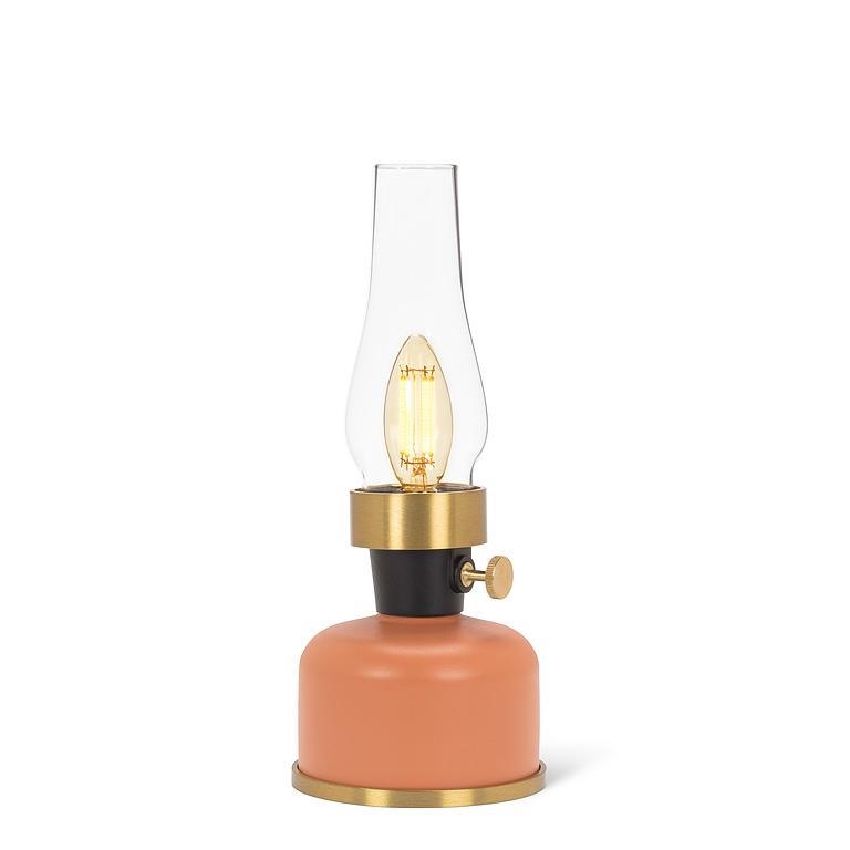 AB-27-LAMPLITE-315-CLAY Small Clay Colour Led With Chimney Lantern