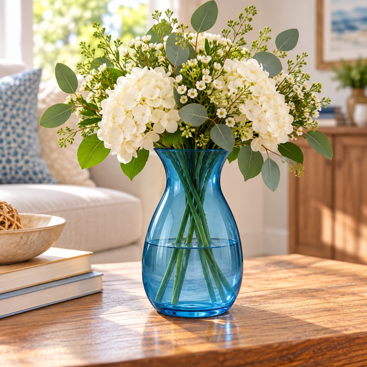AI-N4045-2674 Alpine Blue Jordan Vase