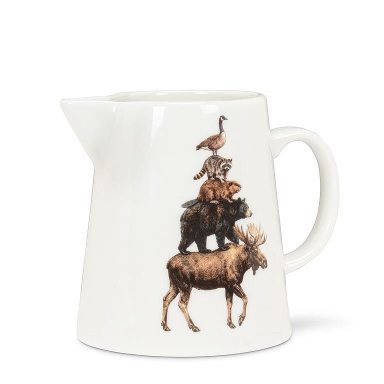 AB-27-JUG-ANIMALS Canadian Animals Jug