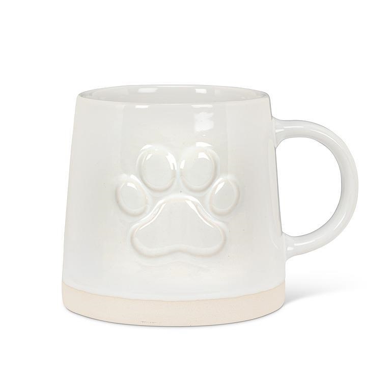 AB-27-ARTISAN-301 Paw Print On Wide Base Mug