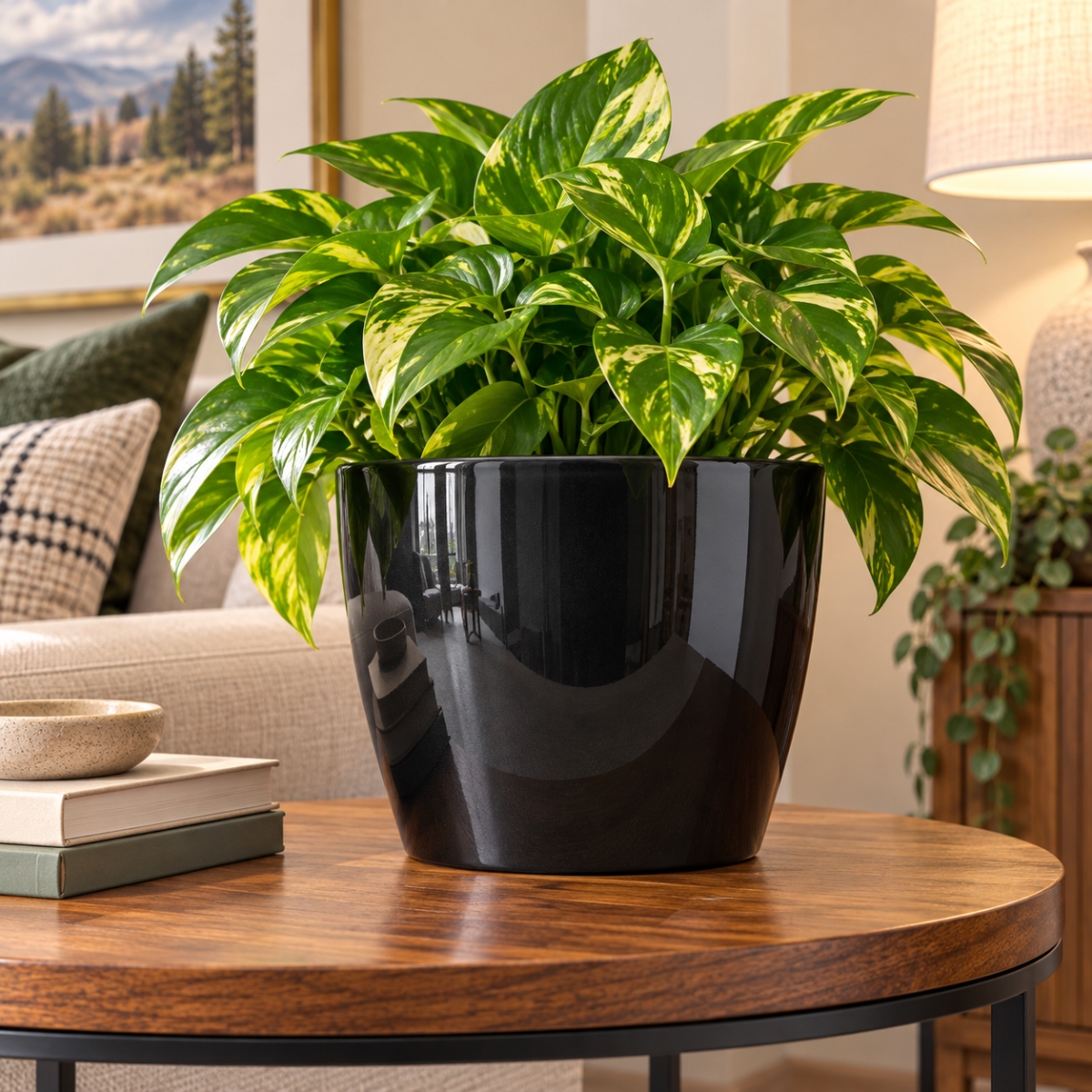 AI-09514475 Metallic Gray Marlow Pot