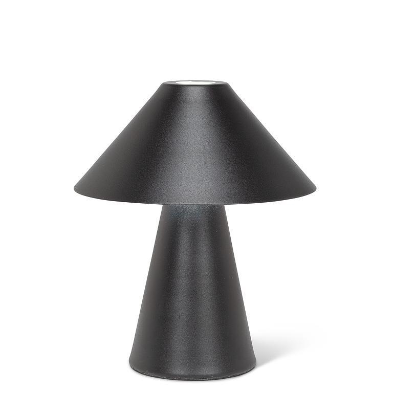 AB-27-TRILITE-068-BLK Small Black Cone Shade Led Lamp