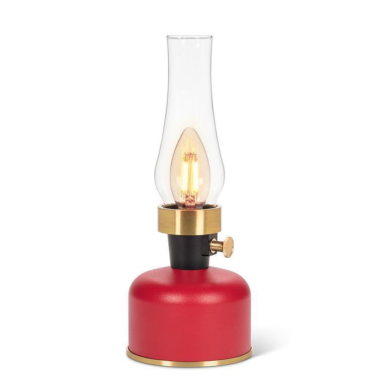 AB-27-LAMPLITE-231-RED Red Led With Chimney Lantern