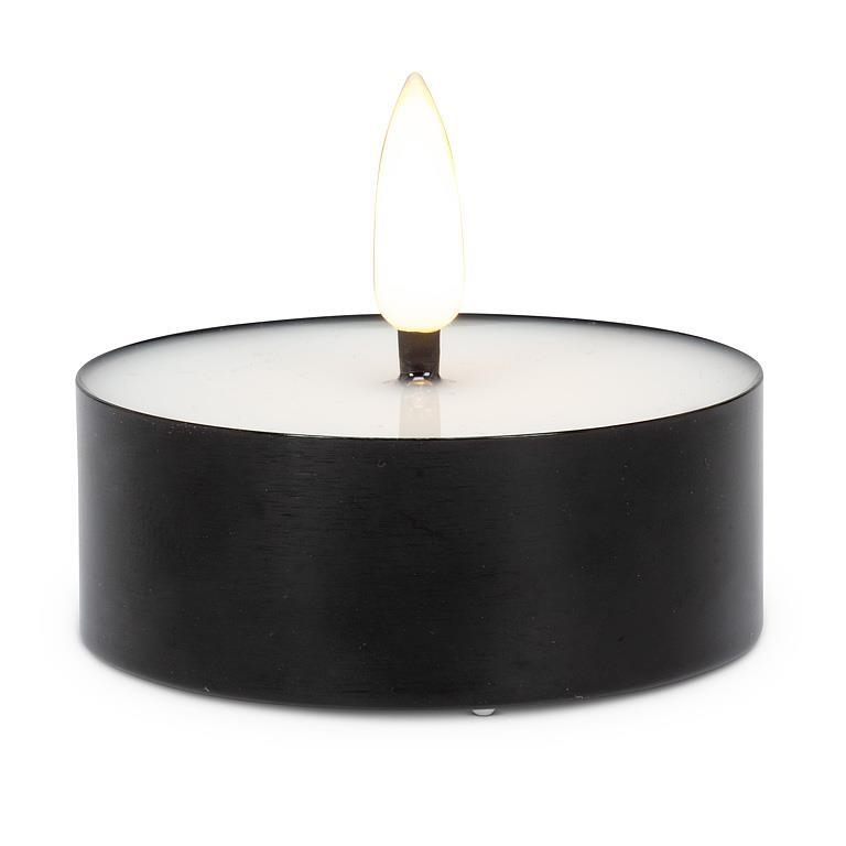 AB-27-MIRROR-935 Black Led Maxilight Tealight Candle