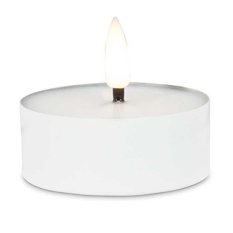 AB-27-MIRROR-934 White Led Maxilight Tealight Candle
