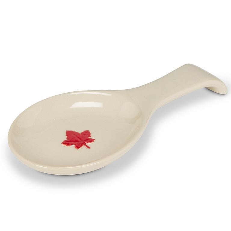 AB-27-SPOONFUL-LEAF Maple Leaf On Spoon Rest