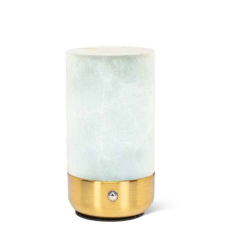 AB-27-TRILITE-116 Alabaster Style Shade Led Lamp