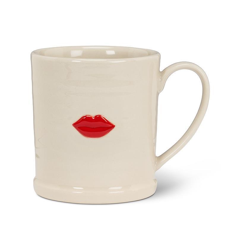 AB-27-TEENSY-LIPS Lips On Rimmed Mug