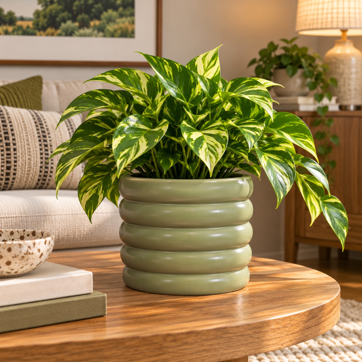 AI-CE10-366 Rings-Green Pot